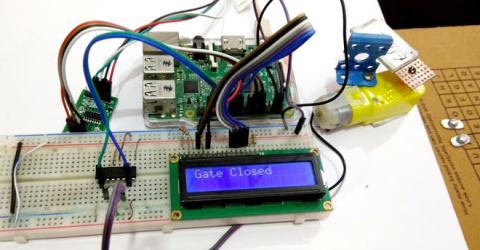 Raspberry Pi Weight Sensing Automatic Gate using Load Cell and HX711
