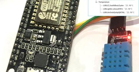  Sending Temperature and Humidity sensor data to Firebase Real-Time Database using NodeMCU8266