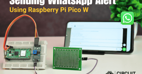 Raspberry Pi Pico Based Rain Detection System with WhatsApp Alert