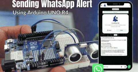 Smart Distance Monitoring Using Arduino WhatsApp Alert