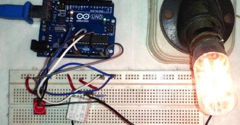 Controlling Home Lights with Touch using TTP223 Touch Sensor and Arduino UNO