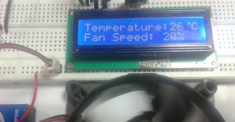 Automatic Temperature Controlled Fan Project using Arduino