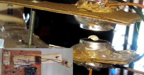 Ultrasonic Acoustic Levitation Using Arduino 