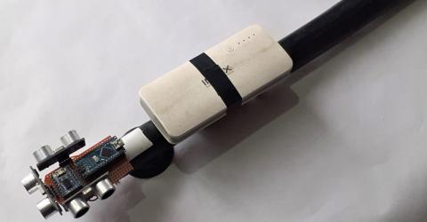 Voice Alert based Smart Arduino Blind Stick using Ultrasonic Sensors