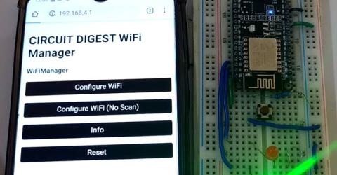 NodeMCU WiFi Manager to Scan and Connect to Wi-Fi Networks