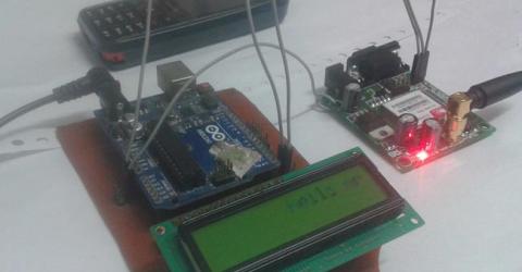 Wireless Notice Board Using GSM and Arduino