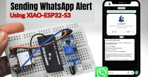 Real-Time Motion Detection with XIAO ESP32 WhatsApp Alert System