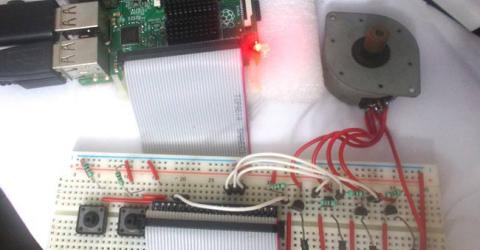 Stepper Motor Control with Raspberry Pi