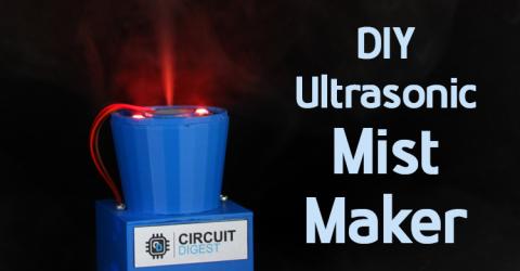 DIY Ultrasonic Mist Maker using ESP8266