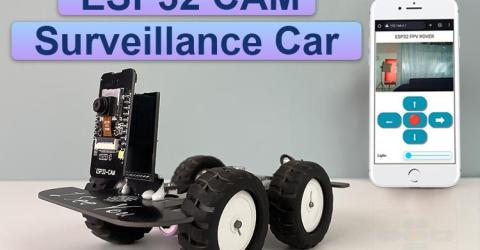 ESP32 Cam Surveillance Car