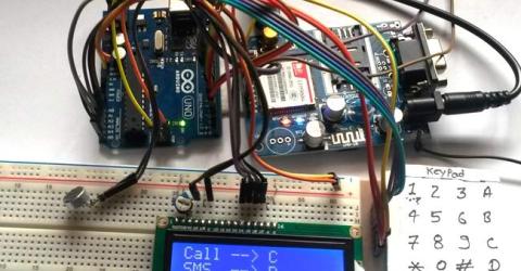 Make/answer call and Read/send SMS using Arduino