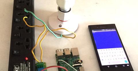 Raspberry Pi based Smart Phone Controlled Home Automation