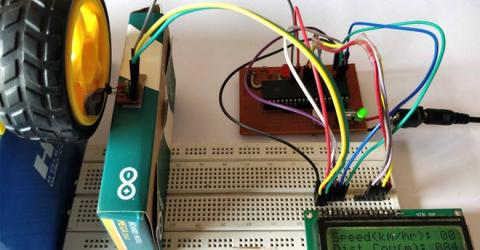 Digital Speedometer and Odometer Circuit using PIC Microcontroller