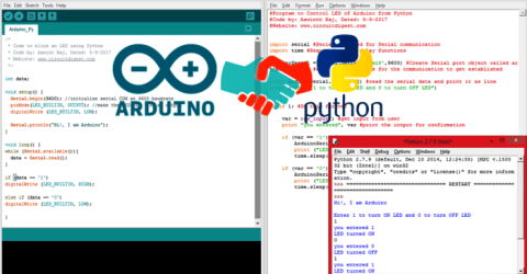 Using Python with Arduino- Controlling an LED