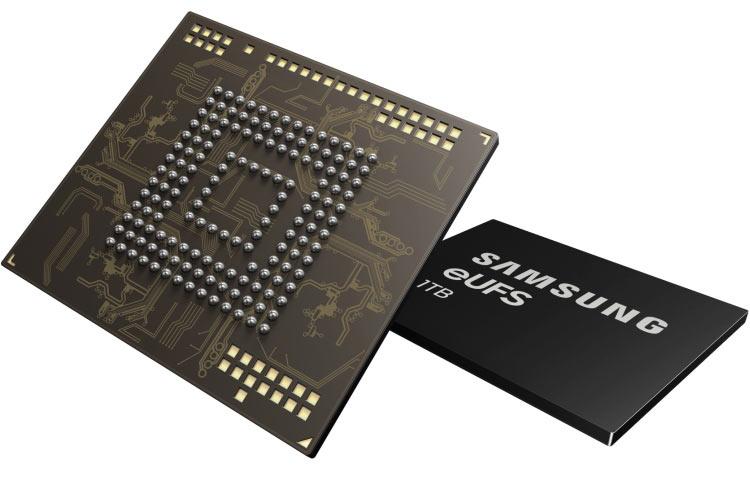 1TB embedded Universal Flash Storage (eUFS) from Samsung Electronics