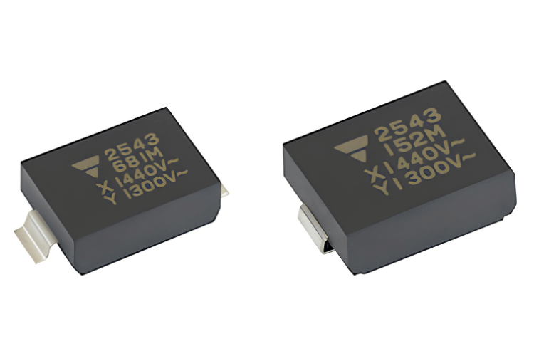 New Vishay Intertechnology Y1 Safety Capacitors Require Up to 40 % Less Board Space, Enable Product Miniaturization
