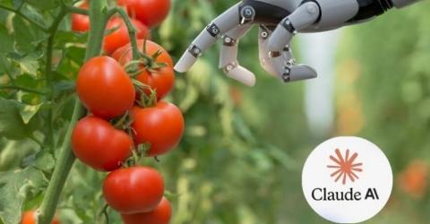 AI is growing and monitoring the plant's health