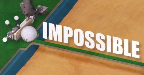 Algorithmic Robotic Golf Club Masters Complex Mini-Golf Shots