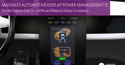 Automotive Display Power Management IC