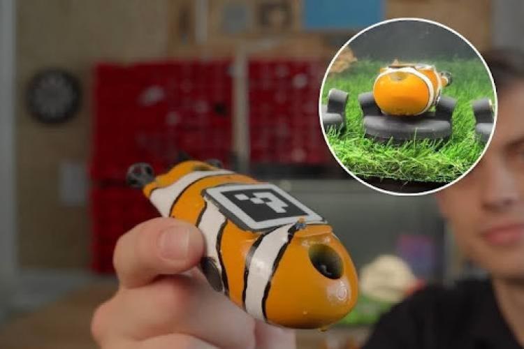 Autonomous Robotic fish developed by CPSDrone