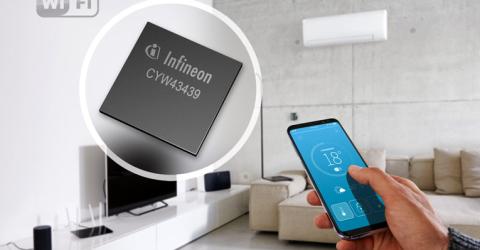 CYW43439 Wi-Fi/Bluetooth/BLE Combo Chip from Infineon 