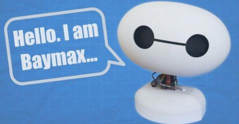 Conversational Baymax Robot with Animatronics and AI Integration 