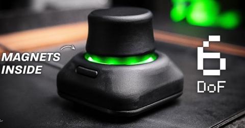 DIY Magnetic 6DoF SpaceMouse Brings Pro-Level 3D Control