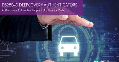 DS28E40 DeepCover Automotive Secure Authenticator 