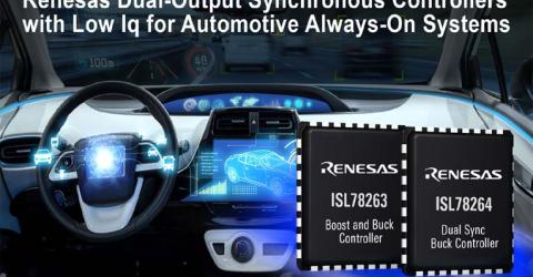 42V Dual Synchronous Controller from Renesas