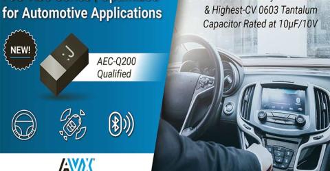 F98-AJ6 Series Capacitors from AVX Corporation 