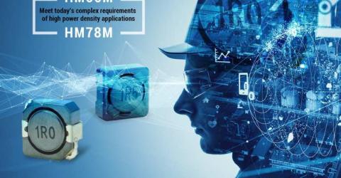 HM66M and HM78M series surface mount inductors from TT Electronics