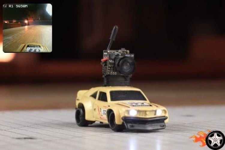 Hot Wheels car has been transformed into a fully functional FPV RC drift platform by YouTuber Pro Known
