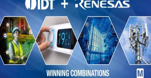 Mouser Electronics Delivers Winning Combinations for Customers from Renesas and IDT