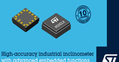 IIS2ICLX Digital Inclinometer from STMicroelectronics