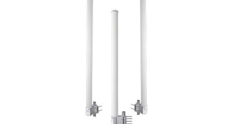 2 GHz, 3 GHz, and 5 GHz Dual Band Omni Antennas reduces tower rental and installation costs