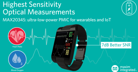 Latest Ultra-Low-Power PMIC Enables Highest Sensitivity Optical Measurements 