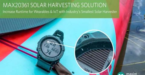 MAX20361 Solar Harvester from Maxim Integrated