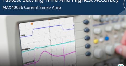 Bi-directional Current Sense Amplifier with PWM Rejection Offers High Accuracy and Fast Settling Time for Greater Motor Efficiency 