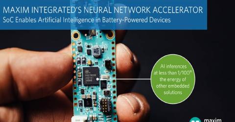 MAX78000- Maxim Integrated’s Neural Network Accelerator Microcontroller