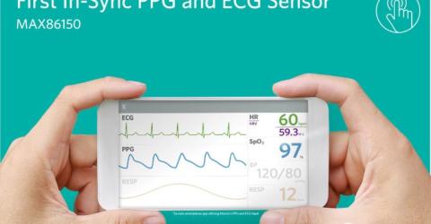  Integrated PPG and ECG Biosensor Module for Mobile Devices