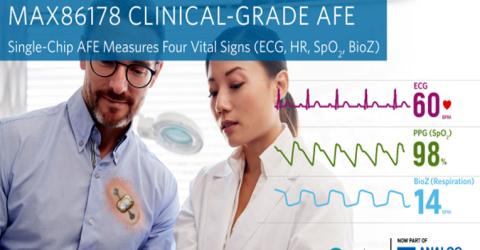 MAX86178 Triple-System Vital Signs AFE 