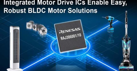 RAJ306001 and RAJ306010 Motor Control ICs