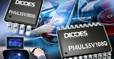 PI4ULS5V108Q & PI4ULS5V02Q – High Speed, Flexible Voltage Translators for Automotive Applications