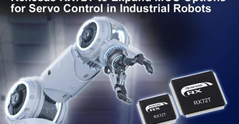 32-bit MCUs with dedicated hardware accelerator for Servo Control in Industrial Robots