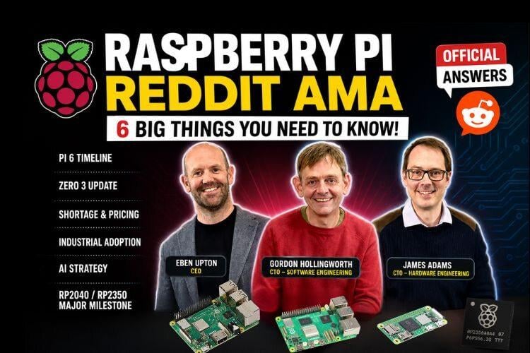 Raspberry Pi Reveals Pi 6 Timeline, Zero 3 Plans, and the Real Reason Behind Stock Shortages
