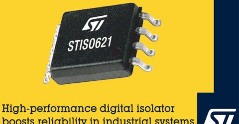 STMicroelectronics' STISO621 Dual-channel Digital Isolator