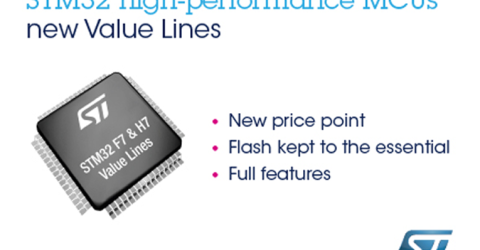 High-Performance STM32 Value Lines from STMicroelectronics Boost Real-Time IoT-Device Innovation