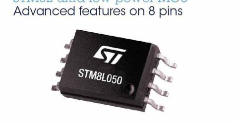 STM8L050 – New 8-bit Microcontroller with rich Analog peripherals and DMA controller in 8-Pin Package