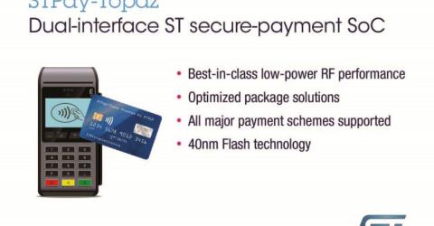 STMicroelectronics STPay Topaz System-on-Chip (SoC) Payment Solution