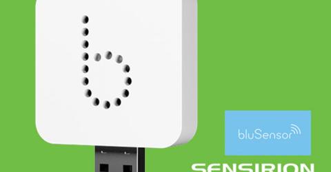 Sensirion Humidity Sensor and Gas Sesnor used in bluSensor’s Air Quality Device 